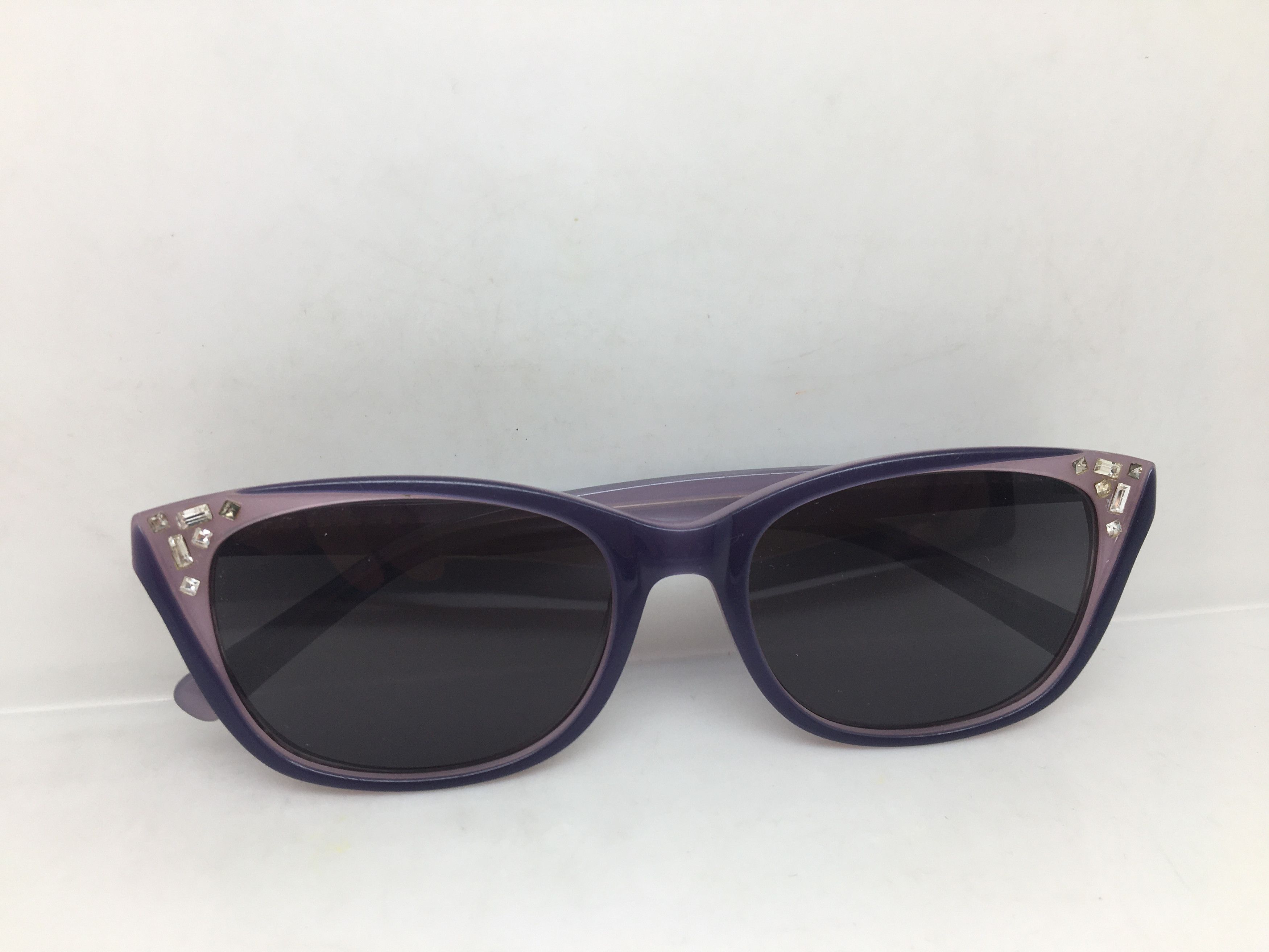 Other Purple Pink Acetate Cat Eye Diva Sunglasses Frame Size ONE SIZE - 8 Thumbnail