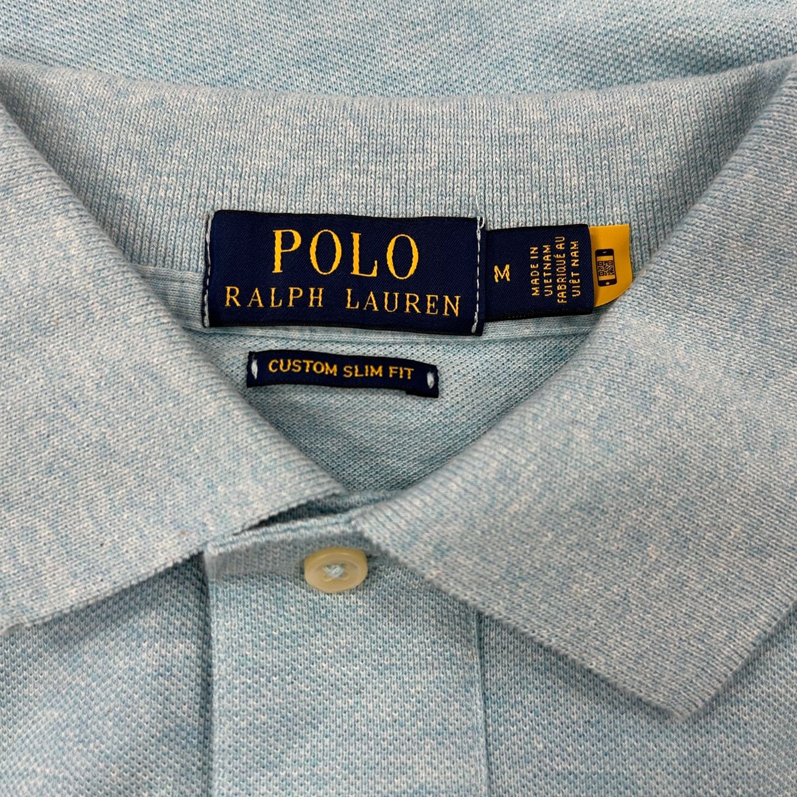 Polo Ralph Lauren New Polo Ralph Lauren Custom Slim Fit Blue Polo Shirt Medium Size US M / EU 48-50 / 2 - 5 Thumbnail