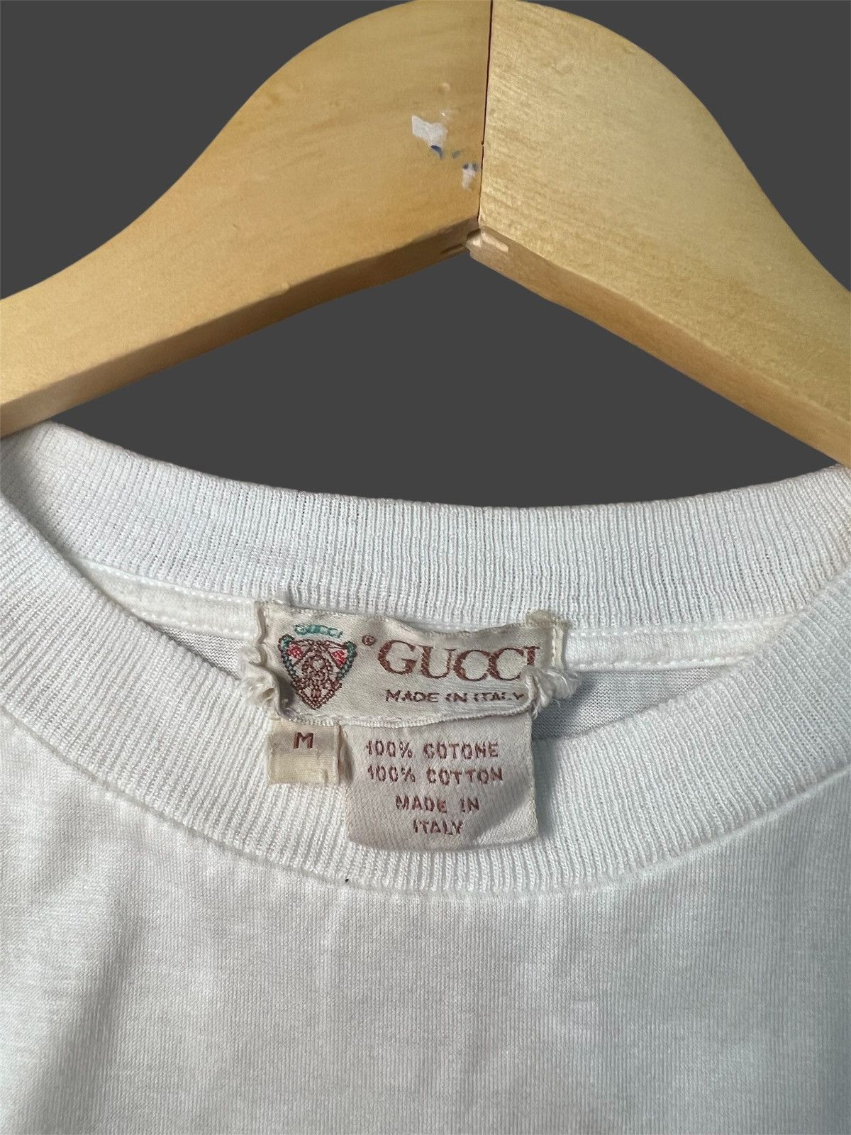 Designer × Gucci × Vintage Vintage T-shirt GUCCI 80s Nautical Size US M / EU 48-50 / 2 - 2 Thumbnail