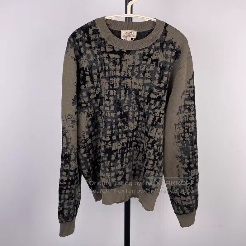 Hermes Hermes Exclusive Round Neck Wool Blended Knit Sweater with Size US L / EU 52-54 / 3 - 1 Thumbnail
