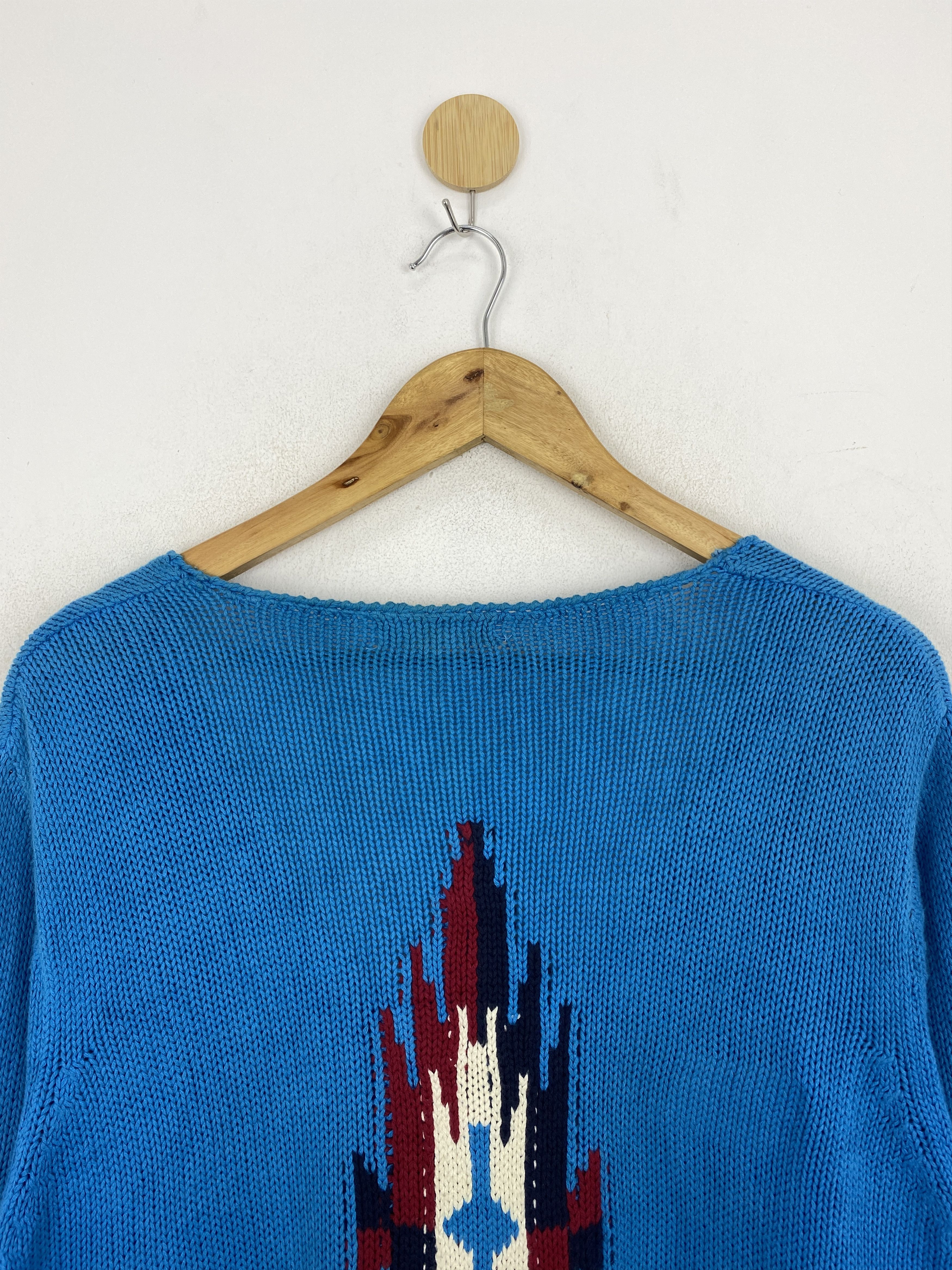 Japanese Brand Vintage Browny Native Navajo Knitwear Cardigan J1882 Size US L / EU 52-54 / 3 - 4 Thumbnail