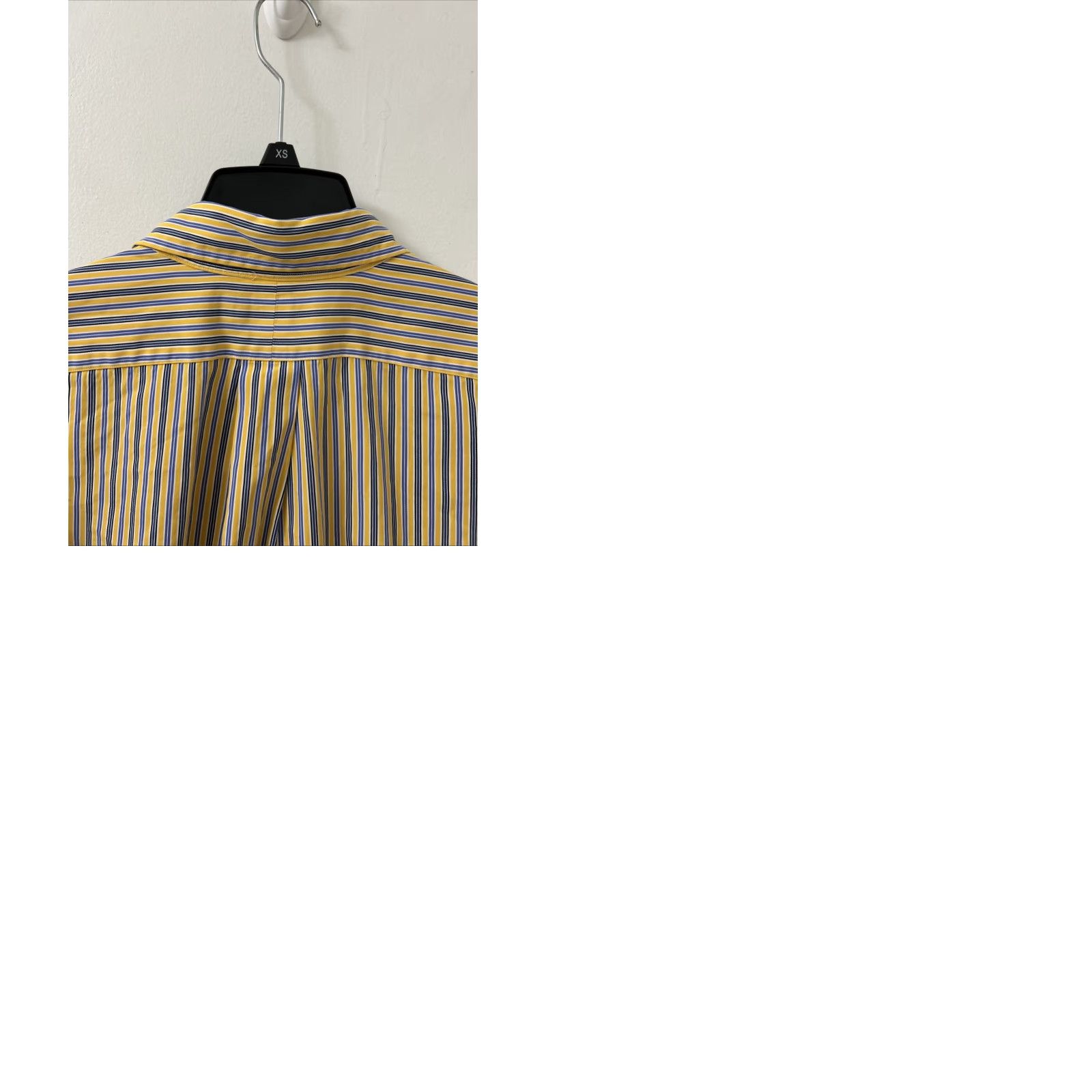 Polo Ralph Lauren VINTAGE Ralph Lauren Shirt Mens 2XL Yellow Blue Striped Classic Fit Button Down L/S Size US XXL / EU 58 / 5 - 9 Thumbnail
