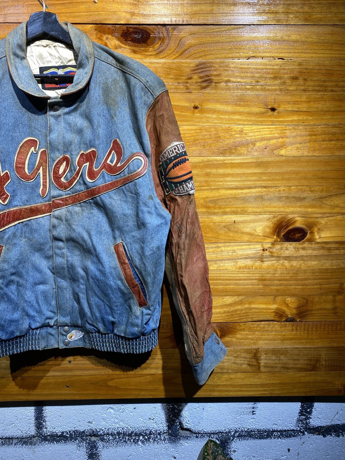 Jeff Hamilton Vintage 1990s Jeff Hamilton 49ers NFL Varsity Jacket – Men’s Size US L / EU 52-54 / 3 - 10 Thumbnail
