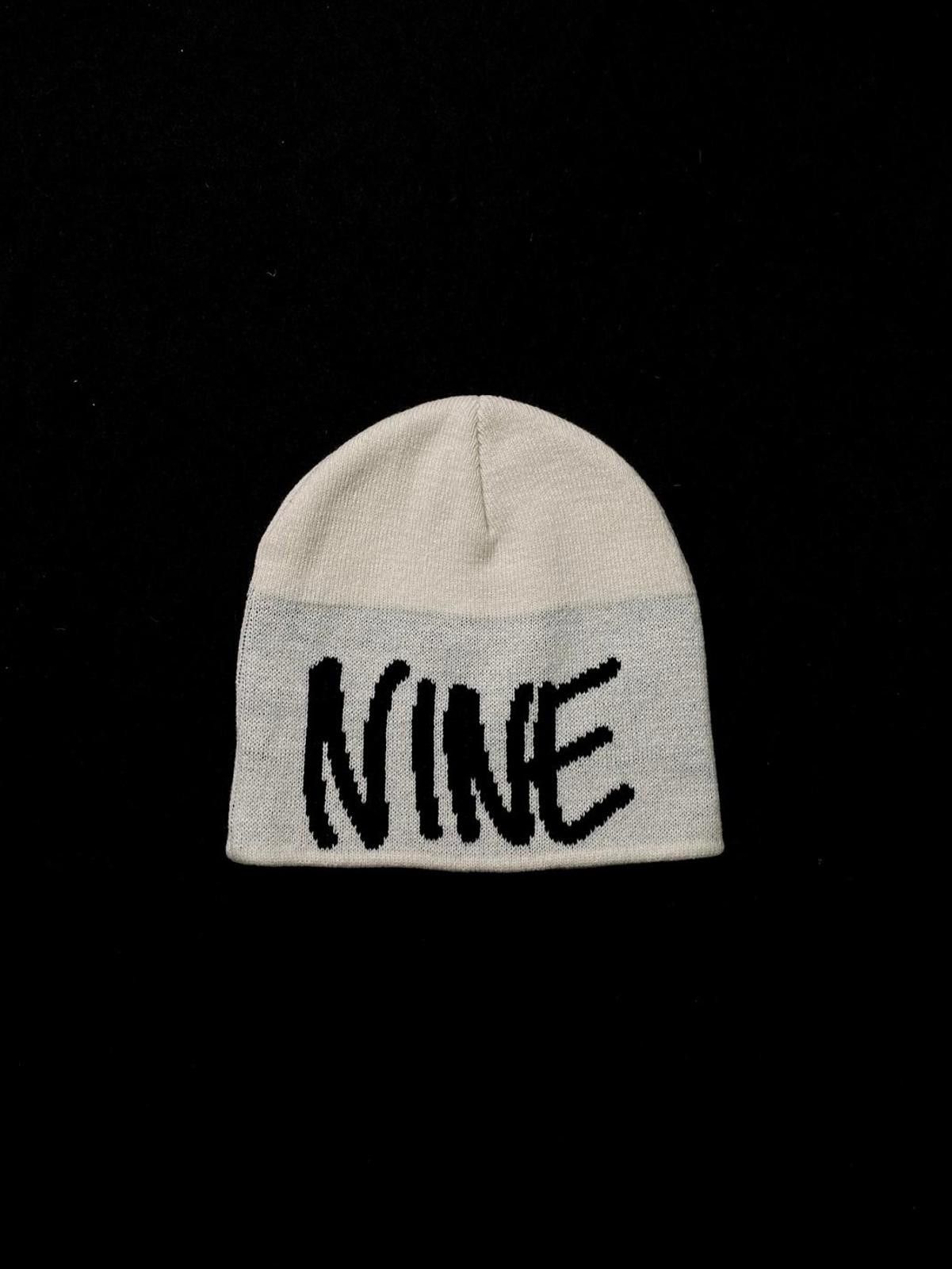 Japanese Brand Phase Nine Graffiti Graphic No Cuff Knit Beanie Hat Beige Size ONE SIZE - 4 Thumbnail