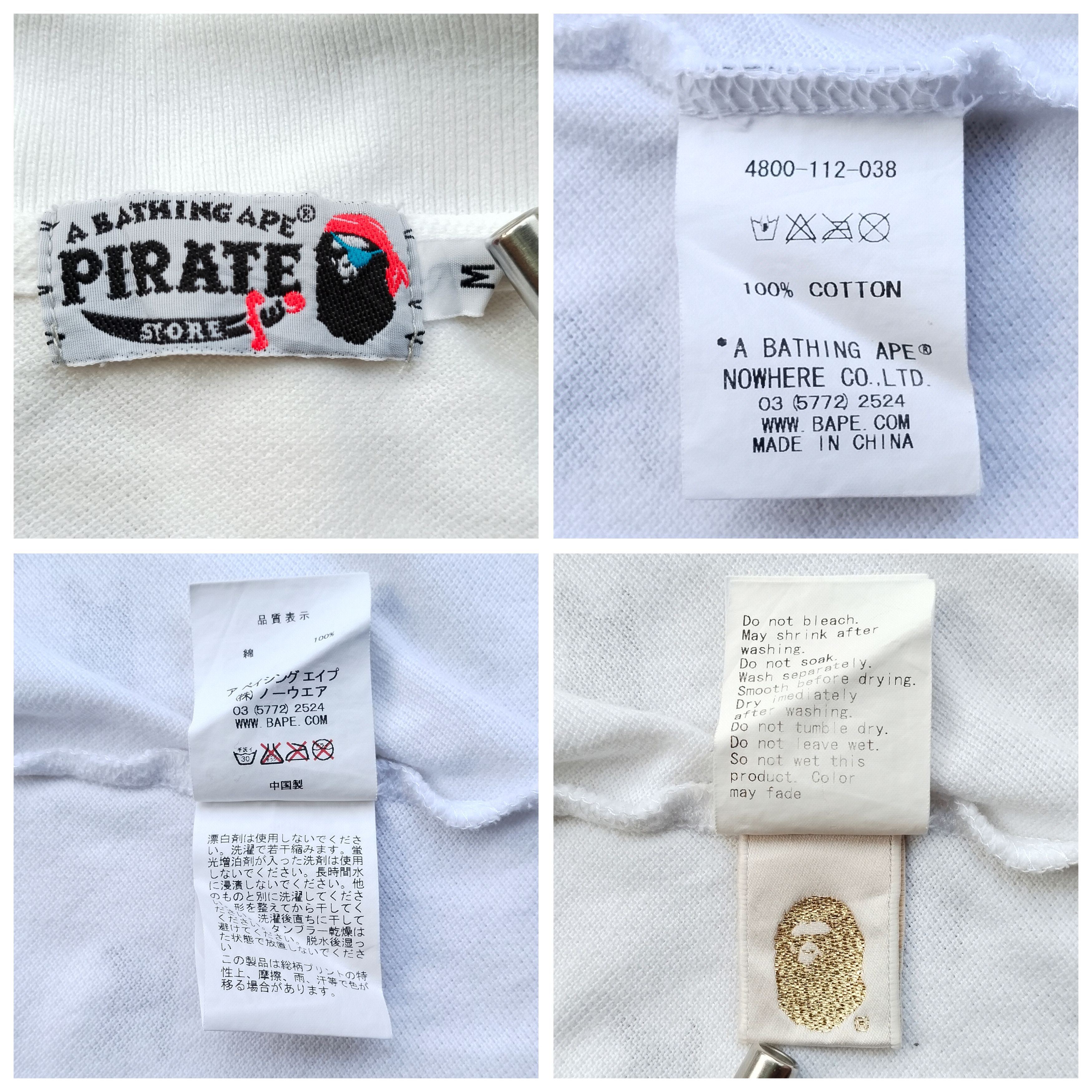 Bape Bape Pirate Store Monogram Polo Size US M / EU 48-50 / 2 - 5 Thumbnail