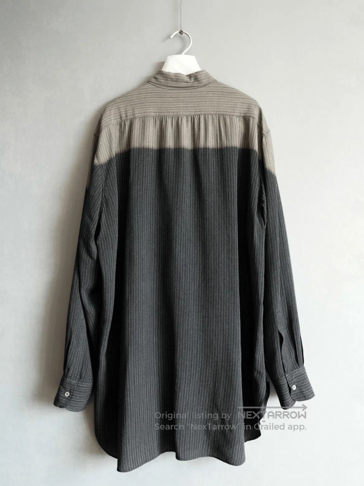 Yohji Yamamoto Yohji Yamamoto Pour Homme 96AW Fading Shirt. Size US M / EU 48-50 / 2 - 3 Thumbnail