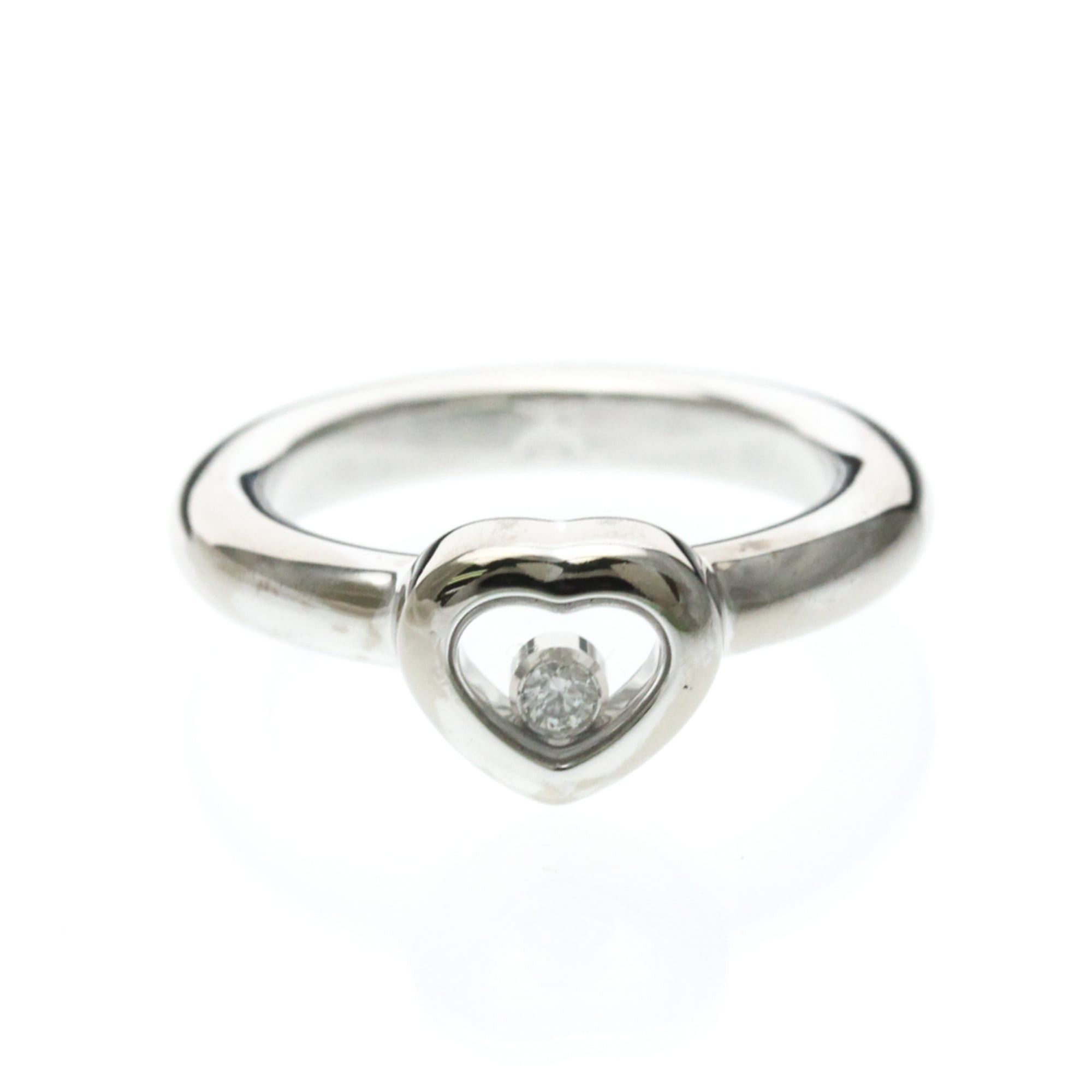 Chopard Chopard Happy Diamond Ring 82/2889 White Gold (18K) Fashion Diamond Band Ring Silver Size ONE SIZE - 1 Thumbnail