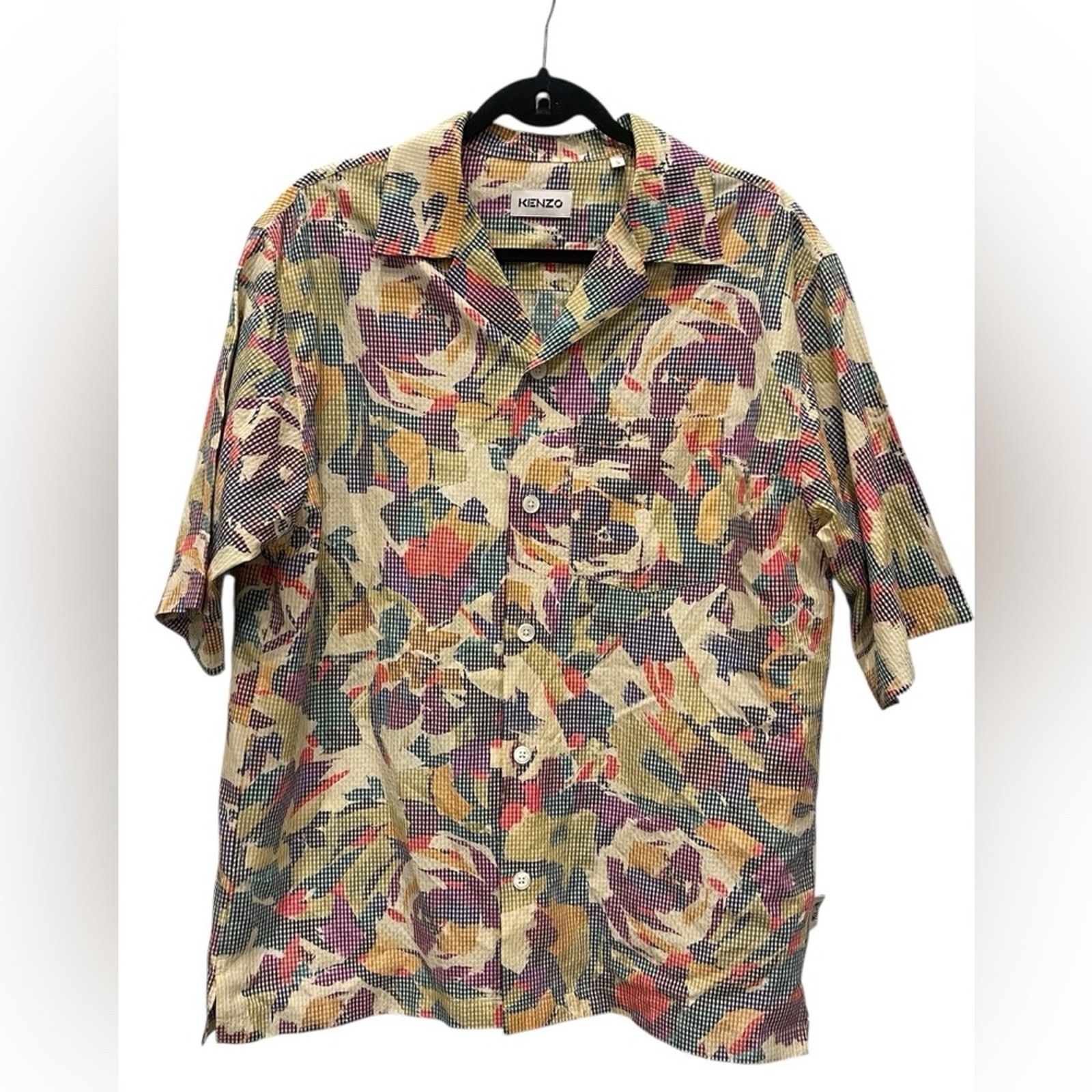 Kenzo Kenzo Multicolor Floral Men's Shirt Size:S Size US S / EU 44-46 / 1 - 1 Thumbnail