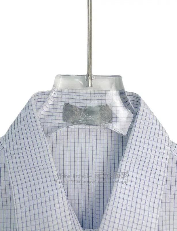 Dior Dior Men's Blue Cotton Long Sleeve Shirt . Size US XXS / EU 40 - 3 Thumbnail