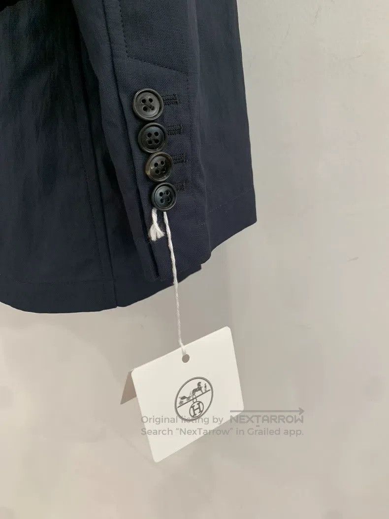 Hermes Hermes Dark blue men's casual blazer Size 46R - 4 Thumbnail