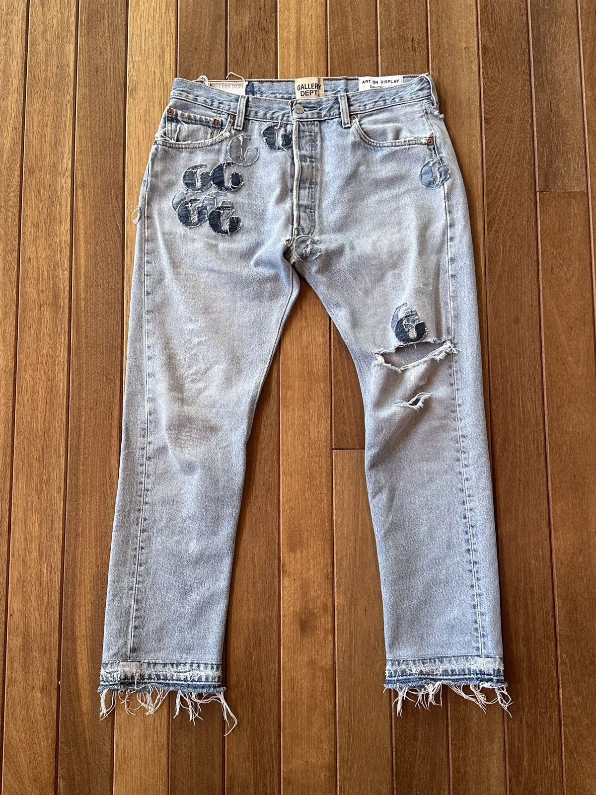 Gallery Dept. Gallery Dept Flooded G Patch Denim (30-31) Size US 31 - 1 Thumbnail