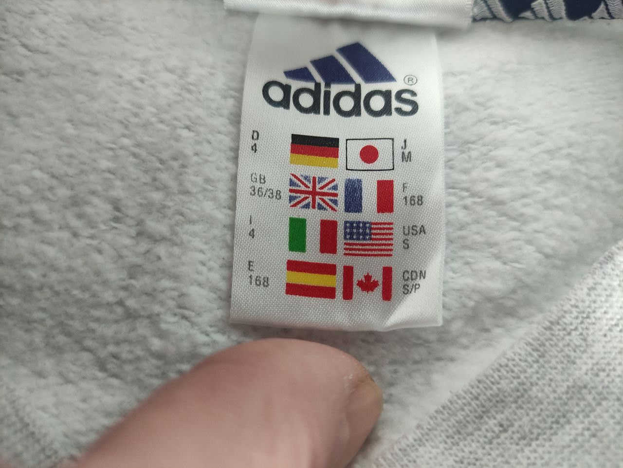 Adidas Vintage 90s Adidas Embroidered Big Logo Sweatshirt Size S Size US S / EU 44-46 / 1 - 5 Thumbnail