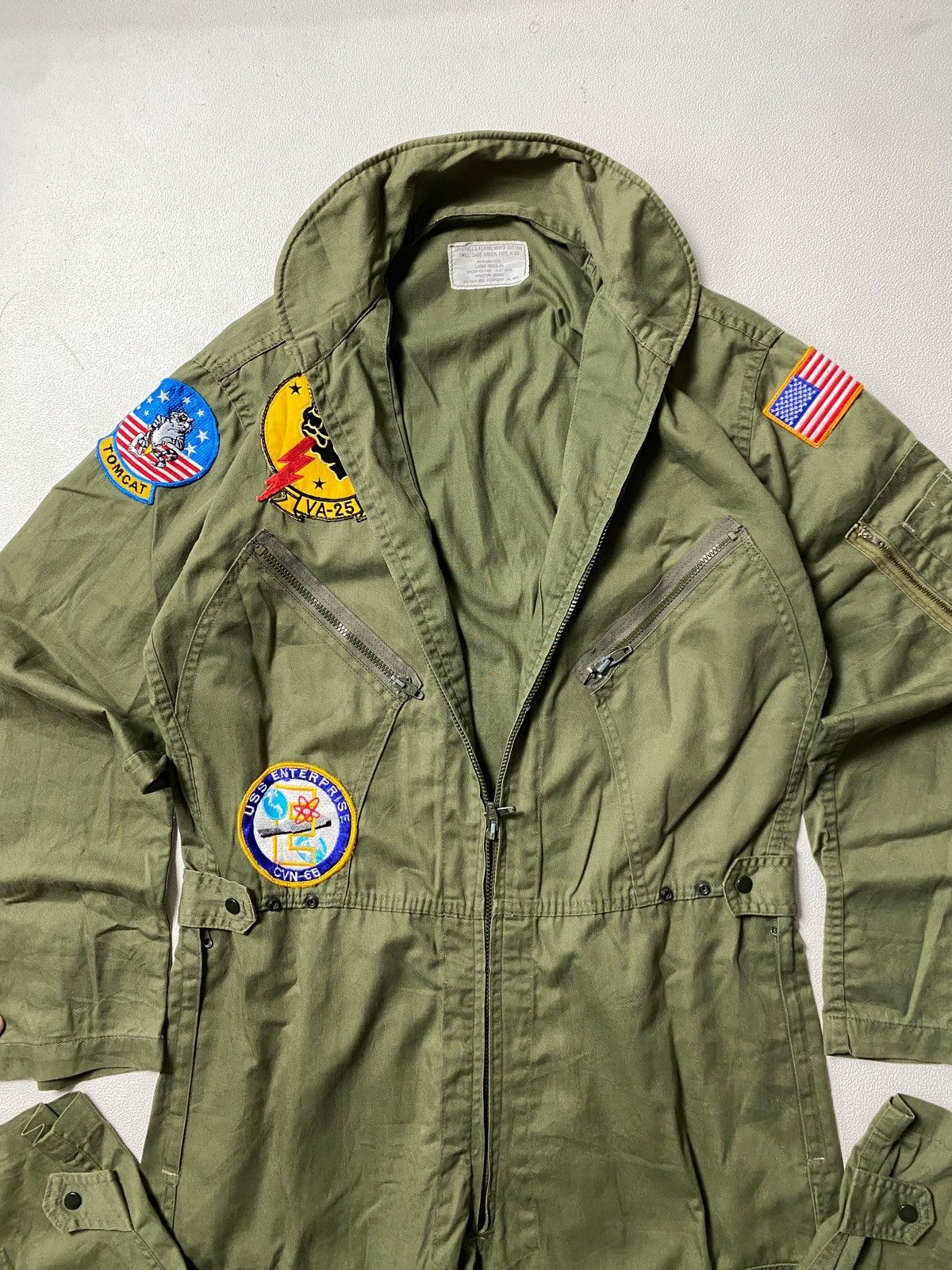 【U.S.A.F】COVERALL FLYING MAN'S 1977製 Vintage Coveralls FLYING, MAN'S 1977