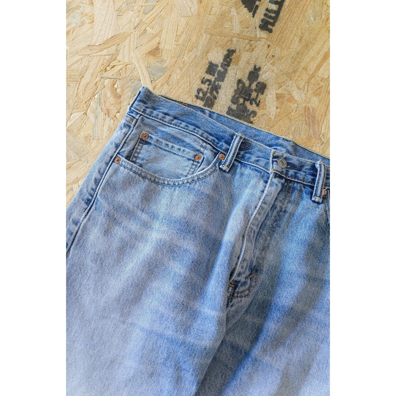 Levi's Levi's Levi Strauss 505 Regular Distressed, Denim - W35 L32 Size US 35 - 4 Thumbnail
