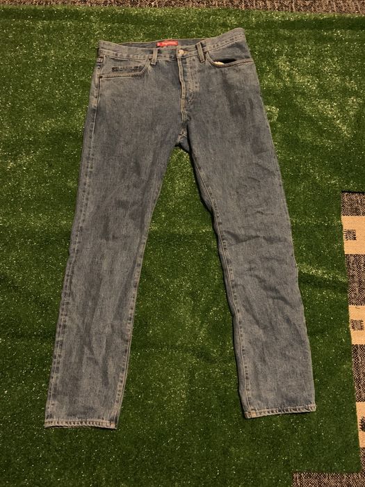 Supreme Supreme Washed Denim Jeans | Grailed