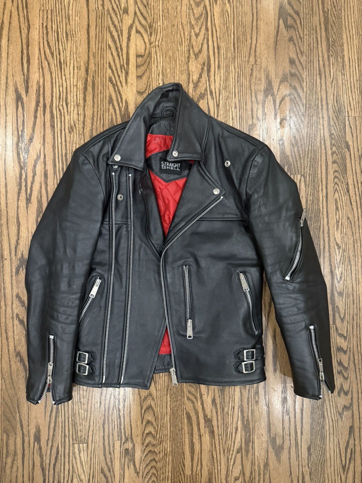 Straight To Hell Straight to Hell Grifter Leather Jacket Size US S / EU 44-46 / 1 - 1 Thumbnail