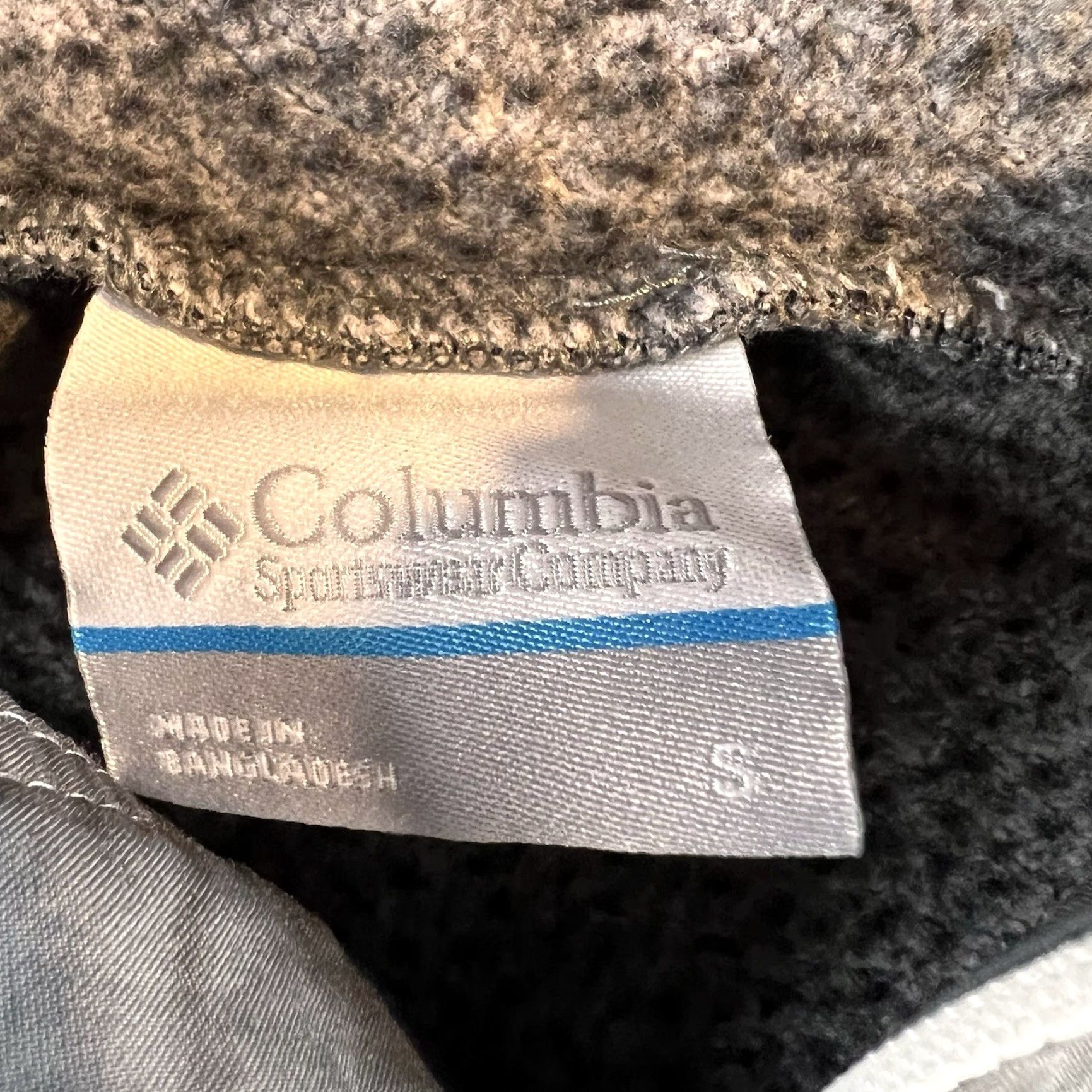 Vintage Columbia Hoodie Women S 1/2 Zip Fleece Hooded Pullover Black Gray Lightweight Regular Scoop Outdoor All Seasons Pockets Size S / US 4 / IT 40 - 3 Thumbnail