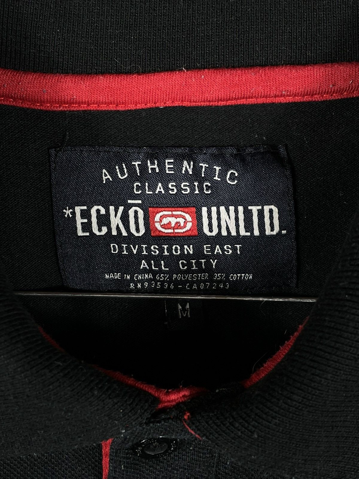 Ecko Unltd. × Vintage Black vintage retro Y2K 00s polo t-shirt tees Ecko Untld. Size US M / EU 48-50 / 2 - 6 Thumbnail