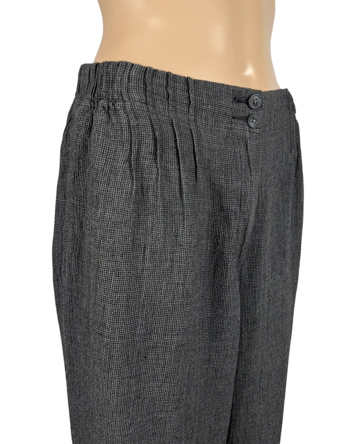 Designer Poetry Glencheck Crop Pants Tapered size US10 UK14 Size 32" / US 10 / IT 46 - 4 Thumbnail