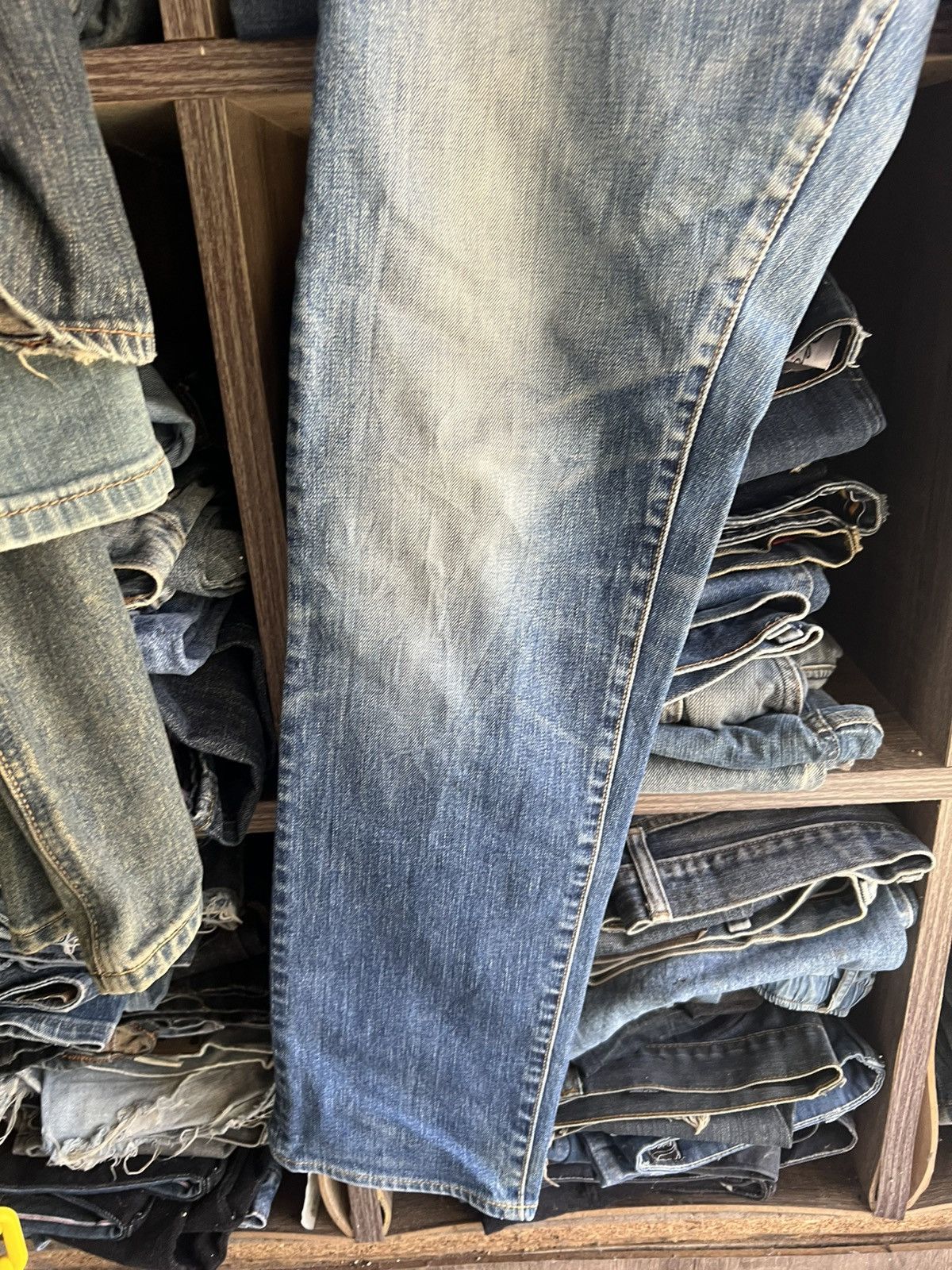 Japanese Brand 🔥Rare Blue Orrey Distressed Denim Size US 32 / EU 48 - 5 Thumbnail