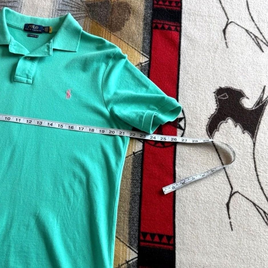 Polo Ralph Lauren Polo Ralph Lauren Classic Fit Polo Shirt Men’s M Aqua Embroidered Size US M / EU 48-50 / 2 - 6 Thumbnail