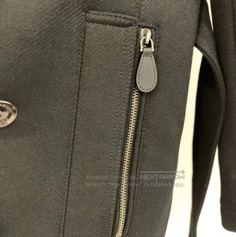 Burberry Burberry Black Wool Women's Trench Coat. Size M / US 6-8 / IT 42-44 - 4 Thumbnail