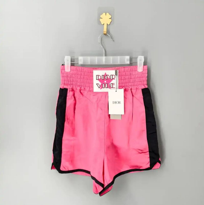 Dior Dior Pink Polyester Women's Shorts 0089 Size 22" - 1 Thumbnail