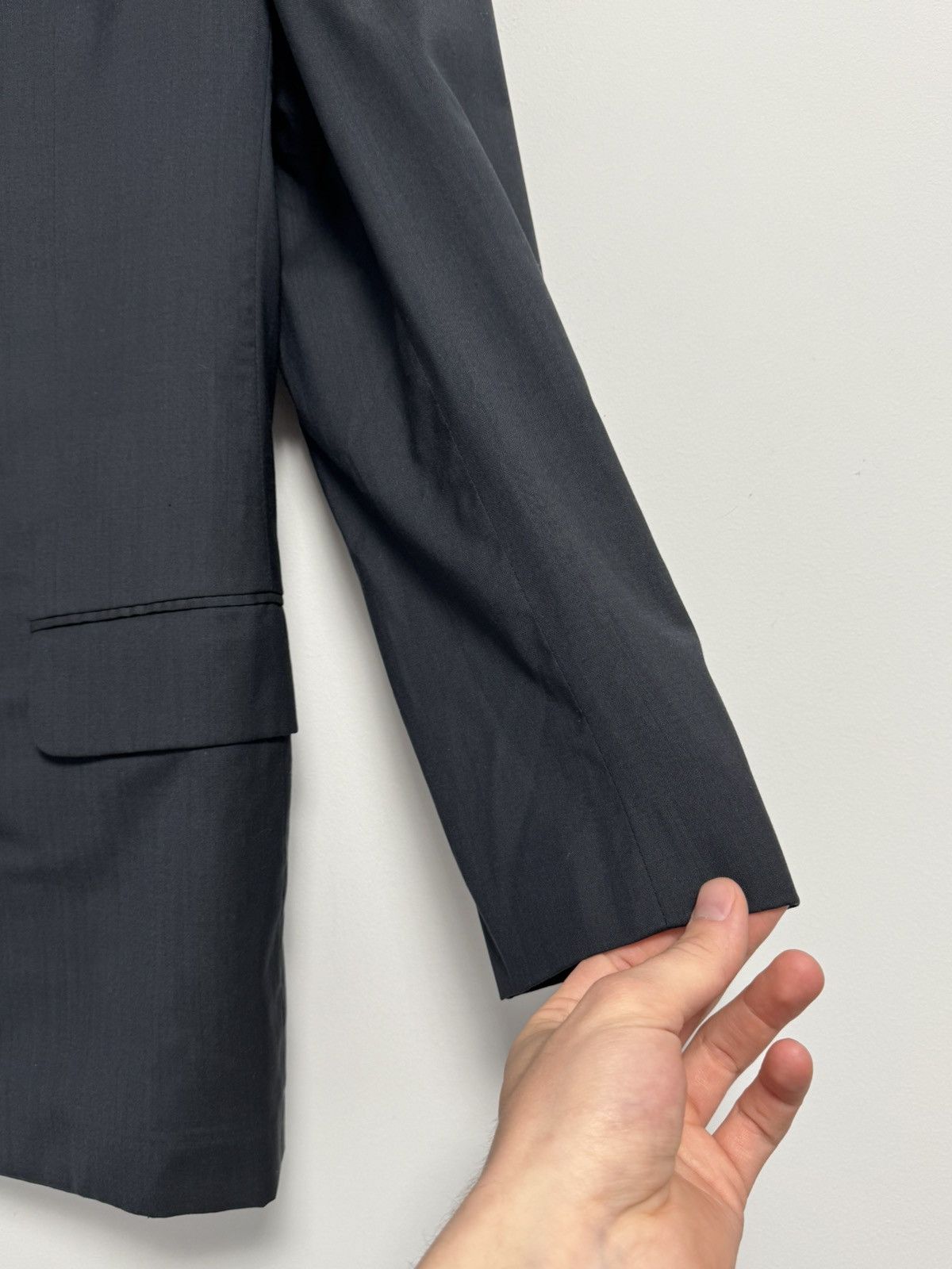 Gucci Vintage Gucci Blazer Navy Blue Wool Silk Luxury Mens 52 L Size 52L - 10 Thumbnail