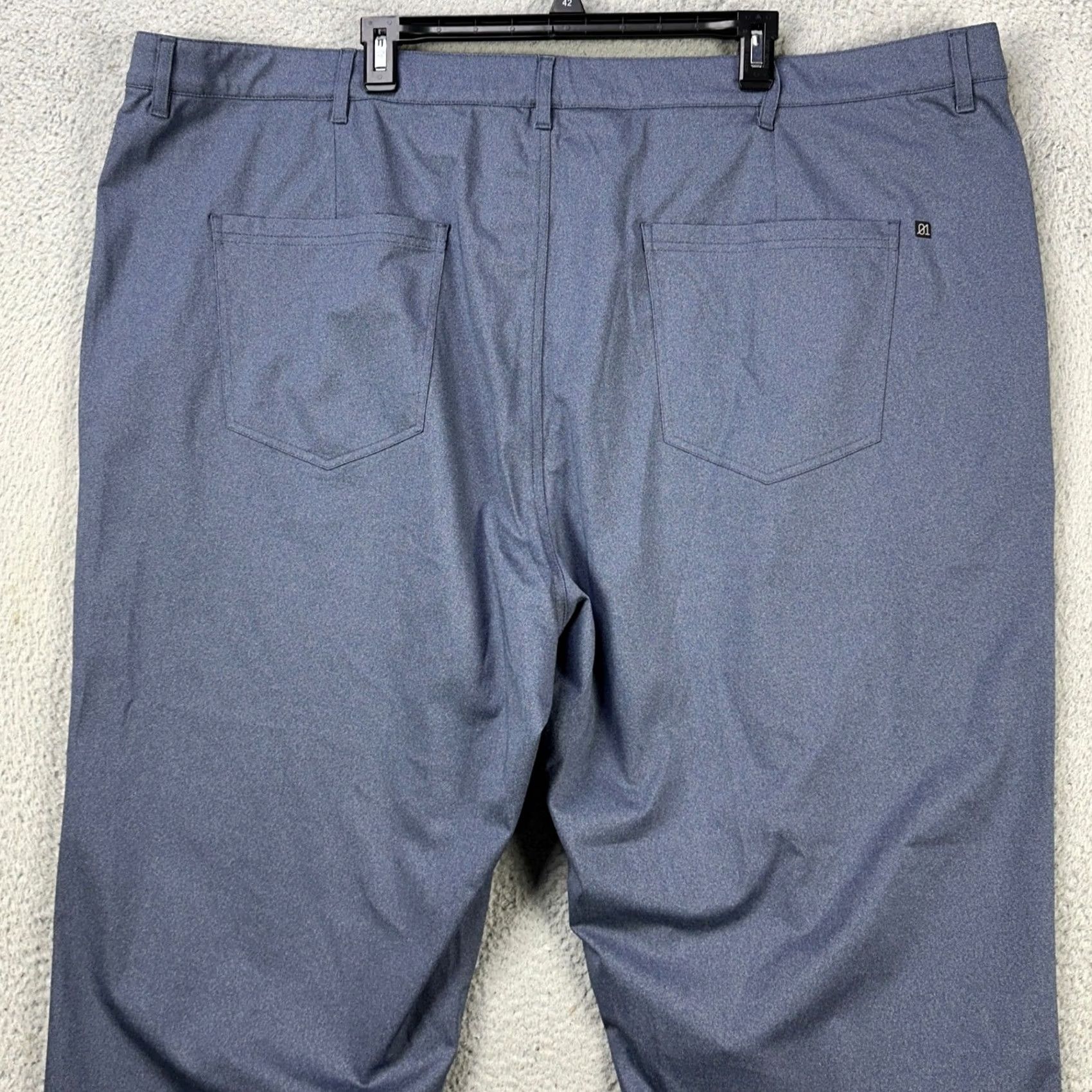 Vintage 01.Algo Mens Chino Golf Pants 44 Blue Performance Tech Straight Leg Pockets NEW Size US 44 / EU 60 - 2 Thumbnail