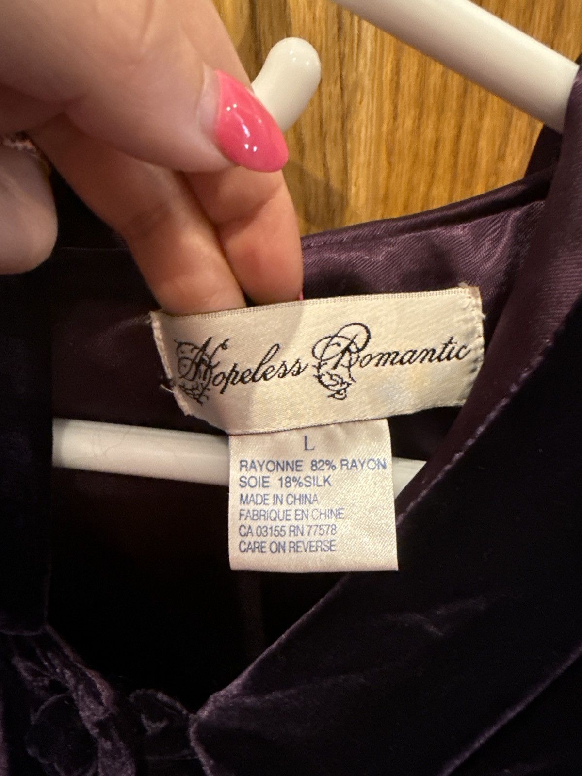 Other Purple velvet coat Size L / US 10 / IT 46 - 3 Thumbnail