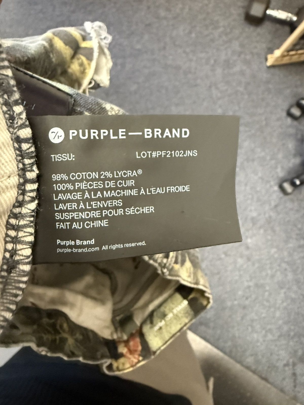 Purple Brand Purple Brand Leaf Camo Denim Shorts Size US 40 / EU 56 - 5 Thumbnail