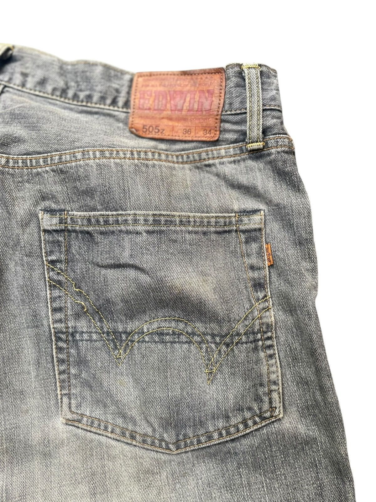 Edwin Vintage Edwin 505 Z Selvedge Distresed Denim Size US 38 / EU 54 - 14 Thumbnail