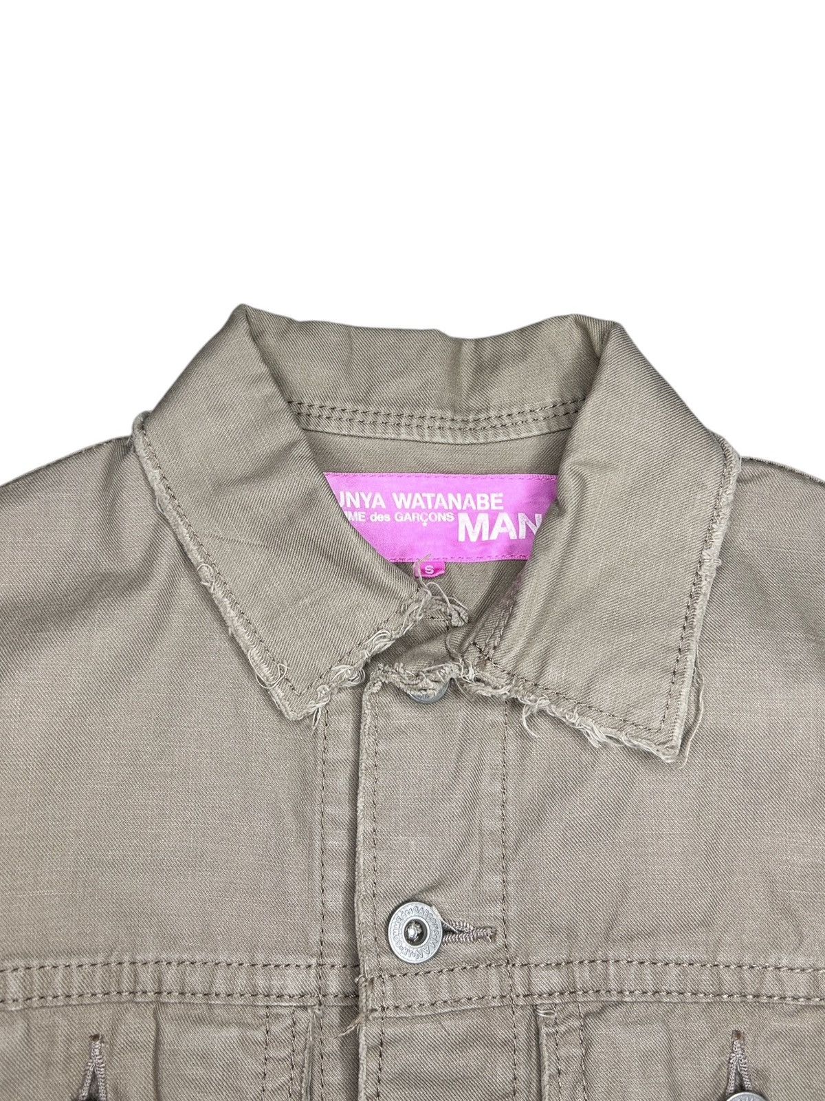Junya Watanabe F/W 03 Distressed Trucker Jacket Size S / US 4 / IT 40 - 3 Thumbnail