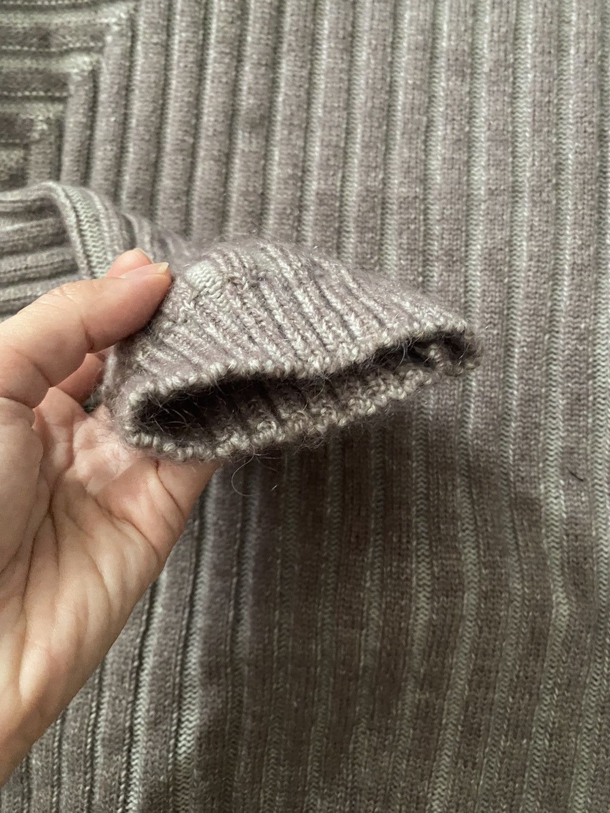 Rick Owens [80% OFF] Rick Owens brown ribbed knit Size US M / EU 48-50 / 2 - 4 Thumbnail