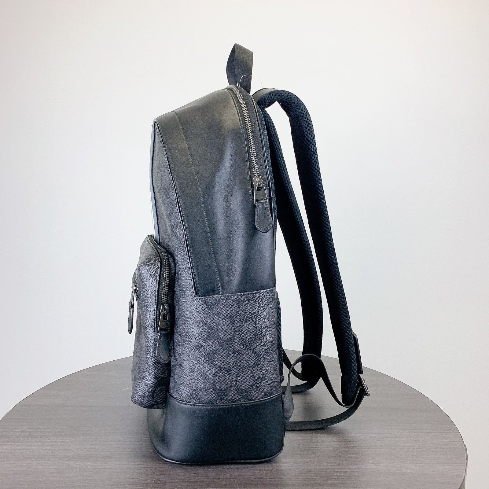 Coach Coach Cv922 West Backpack Varsity Stripe /Denim/Chalk Size ONE SIZE - 3 Thumbnail