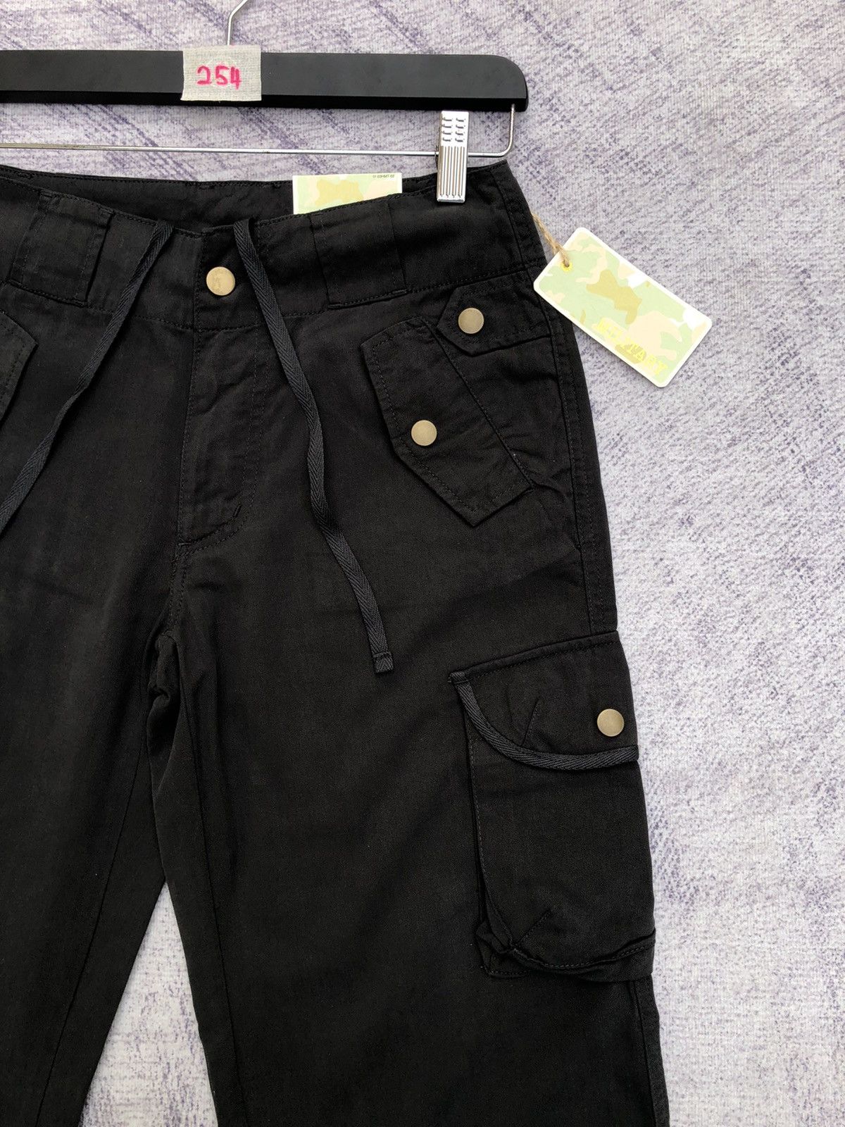 Other Black Cargo Pants Multipocket Tactical Soft Fabric Size US 27 - 6 Thumbnail