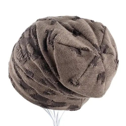 VIBE - Distressed Skull Beanie Size ONE SIZE - 8 Thumbnail