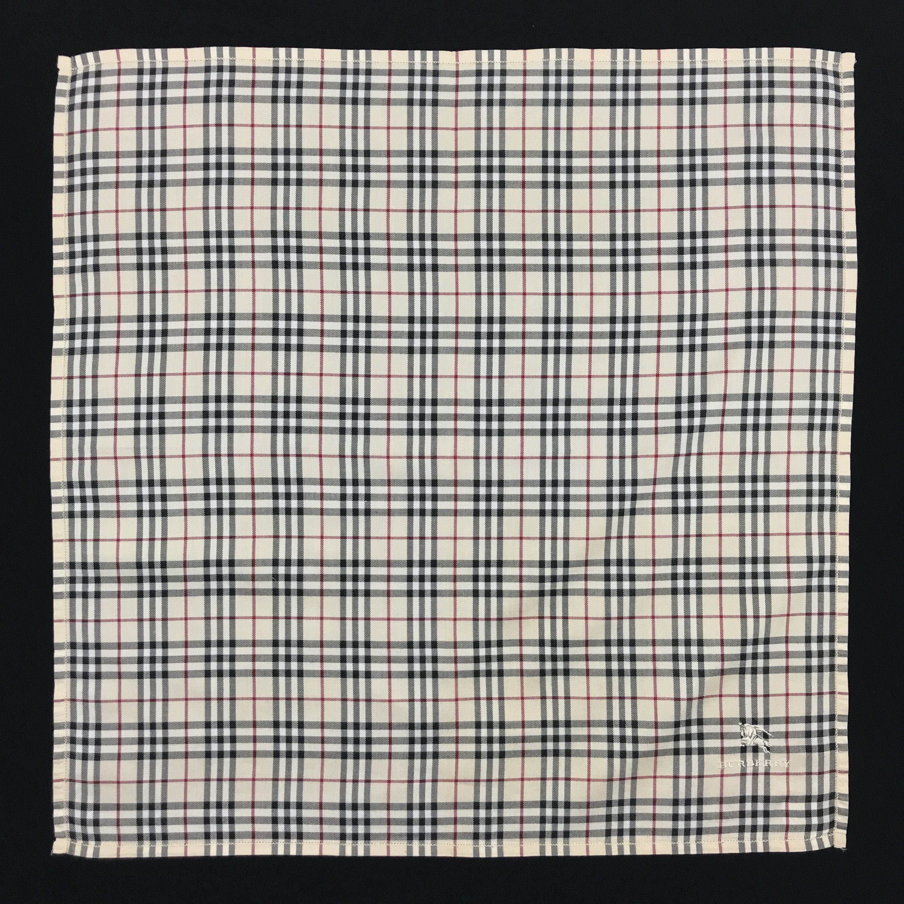 Burberry × Vintage Vintage Burberry Nova Check Bandana Neckerchief Handkerchief Size ONE SIZE - 1 Thumbnail