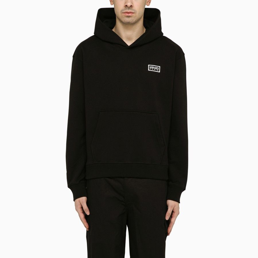 image of Kenzo O1D2Blof0424 Logo Sweatshirts Hoodies In Black, Men's (Size XL)