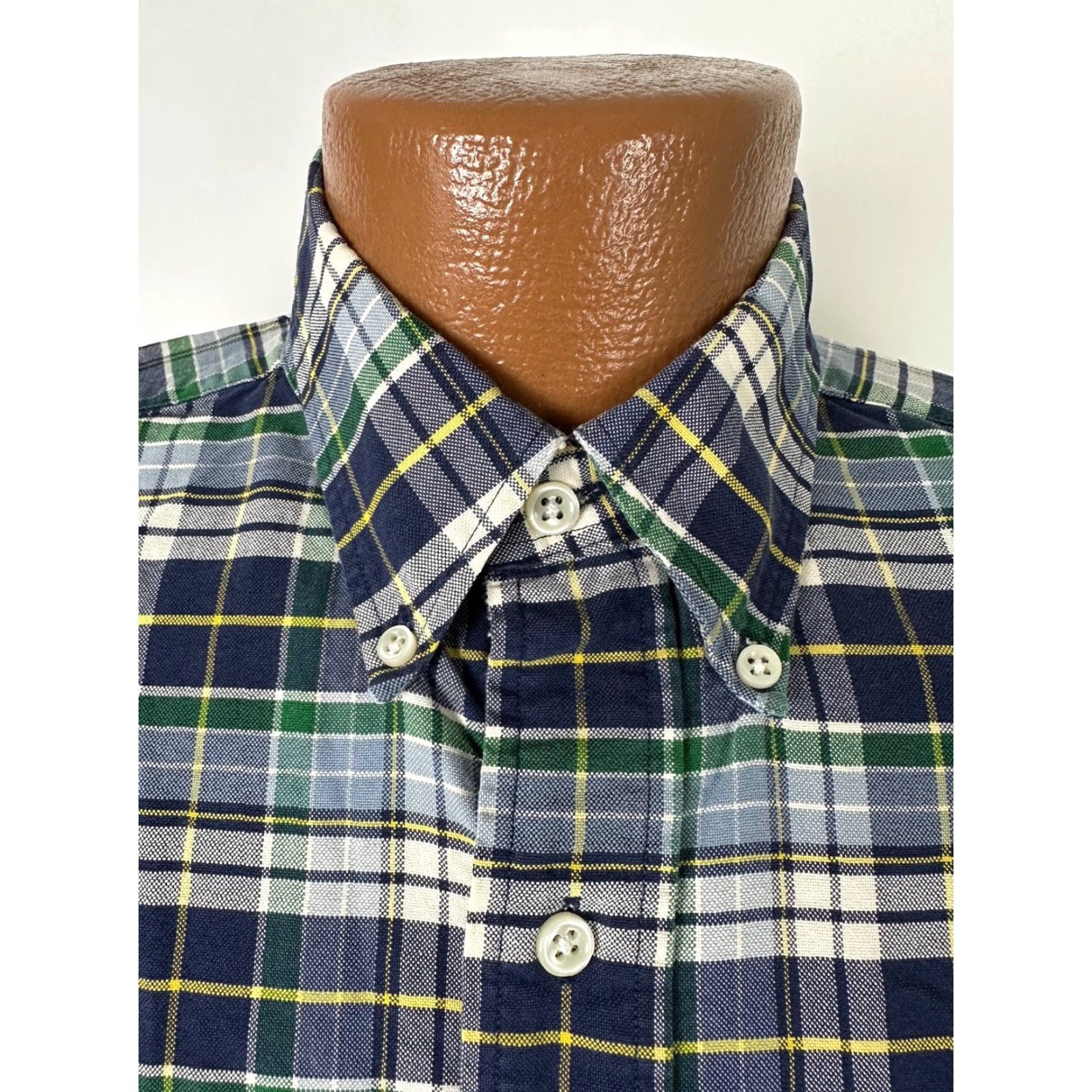 Ralph Lauren VINTAGE Ralph Lauren Shirt Men Medium BIG Oxford Oversized Plaid Button Down 90s Casual Business Size US M / EU 48-50 / 2 - 5 Thumbnail