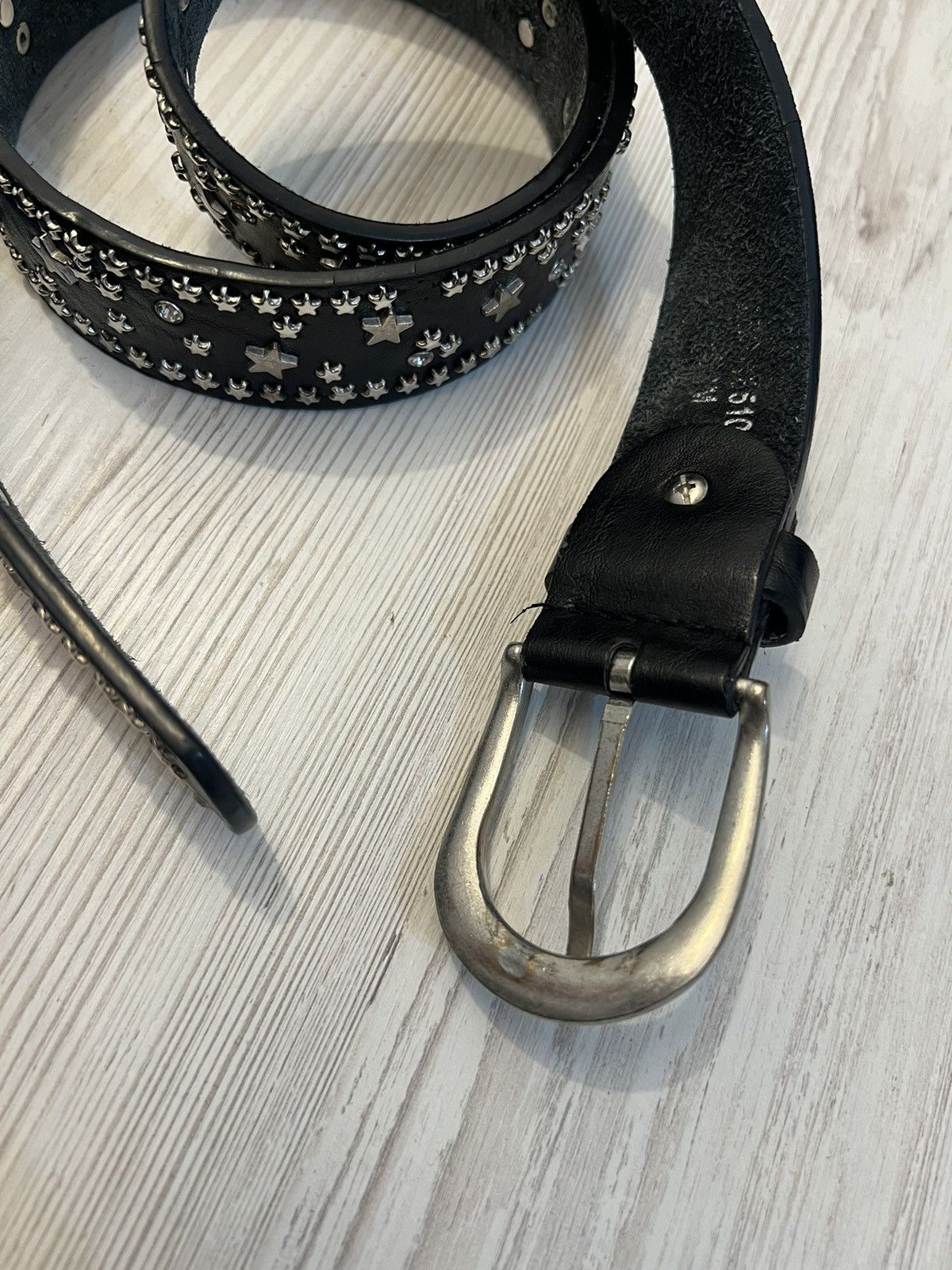 Hysteric Glamour × If Six Was Nine × Vintage Y2K Vintage Leather Belt BB Simon Style Size ONE SIZE - 6 Thumbnail