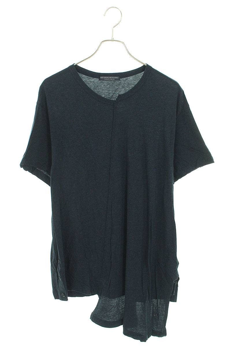 Yohji Yamamoto Split Asymmetrical Tee Size US L / EU 52-54 / 3 - 1 Thumbnail