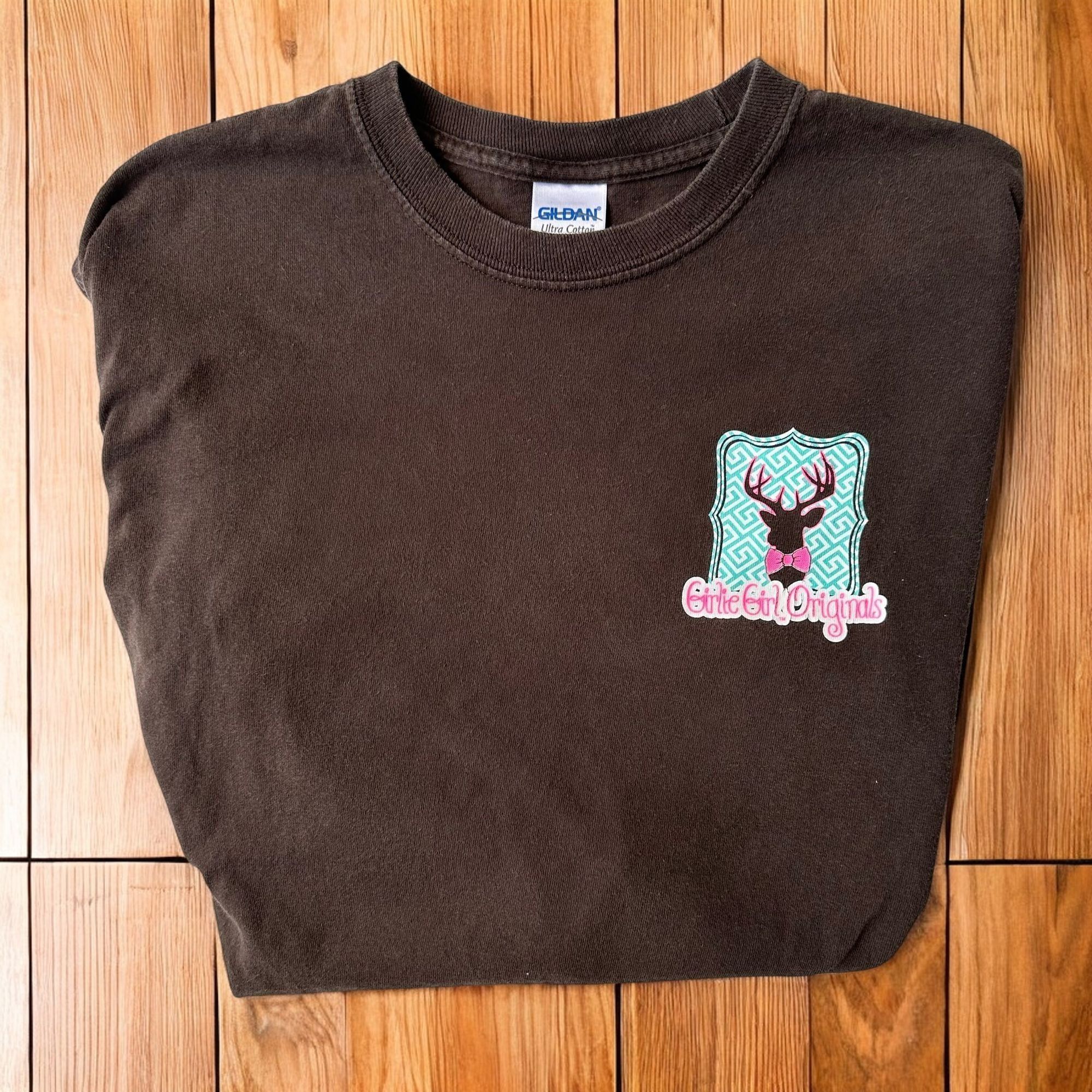 Vintage Girlie Girl Originals Long Sleeve Deer Antlers Tee Shirt Size M / US 6-8 / IT 42-44 - 8 Thumbnail
