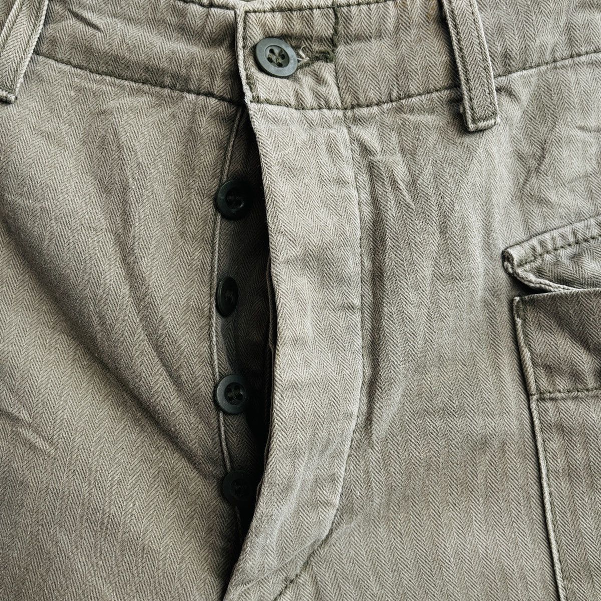 Schott × Travis Scott Faded Olive Green Schott Utilitu Military Pants Size US 30 / EU 46 - 13 Thumbnail