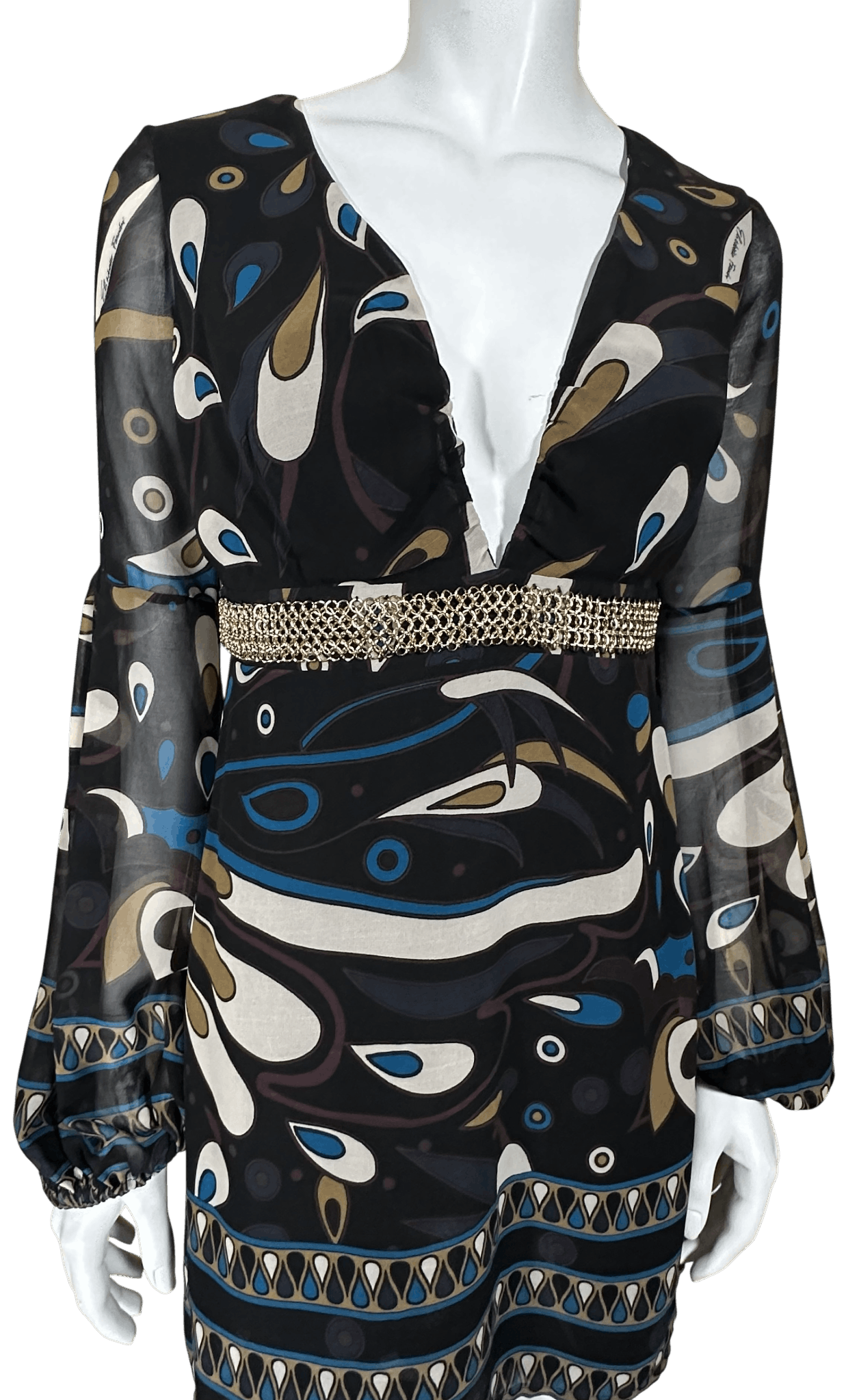 Elisabetta Franchi Midi dress Size M / US 6-8 / IT 42-44 - 2 Thumbnail
