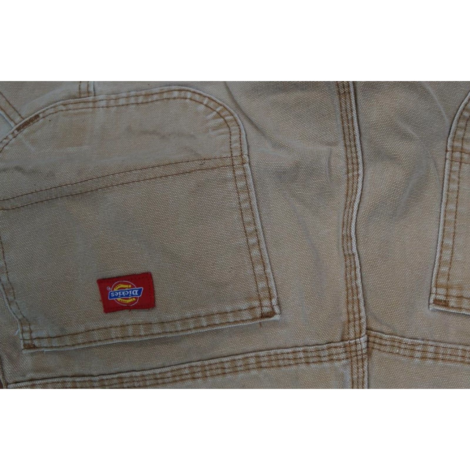 Dickies VINTAGE Dickies Tan Beige Duck Work Pants Mens Size US 34 / EU 50 - 5 Thumbnail