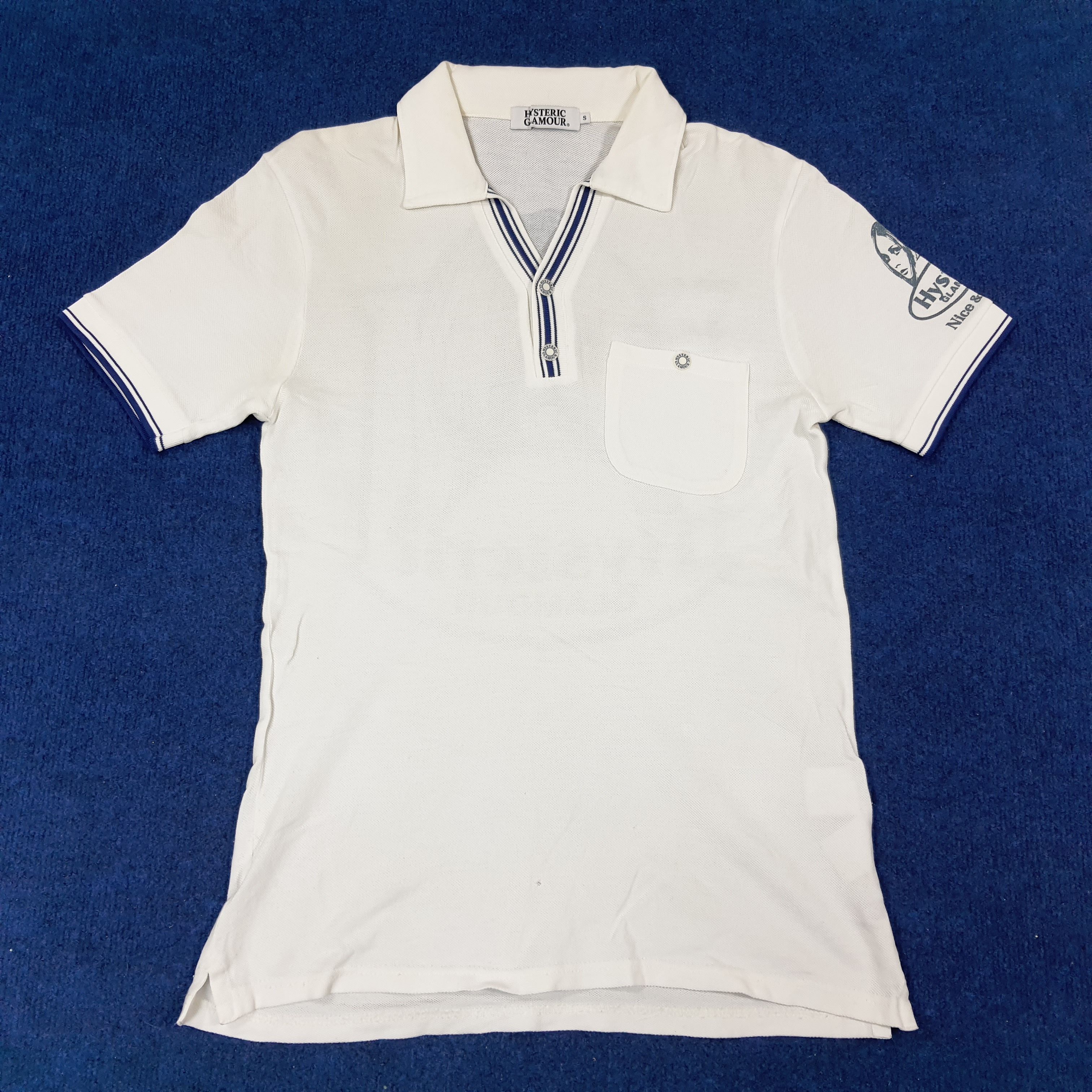 Hysteric Glamour × Japanese Brand × Vintage Vintage Hysteric Glamour Japanese Brand Polo Shirt C219N36 Size US S / EU 44-46 / 1 - 3 Thumbnail