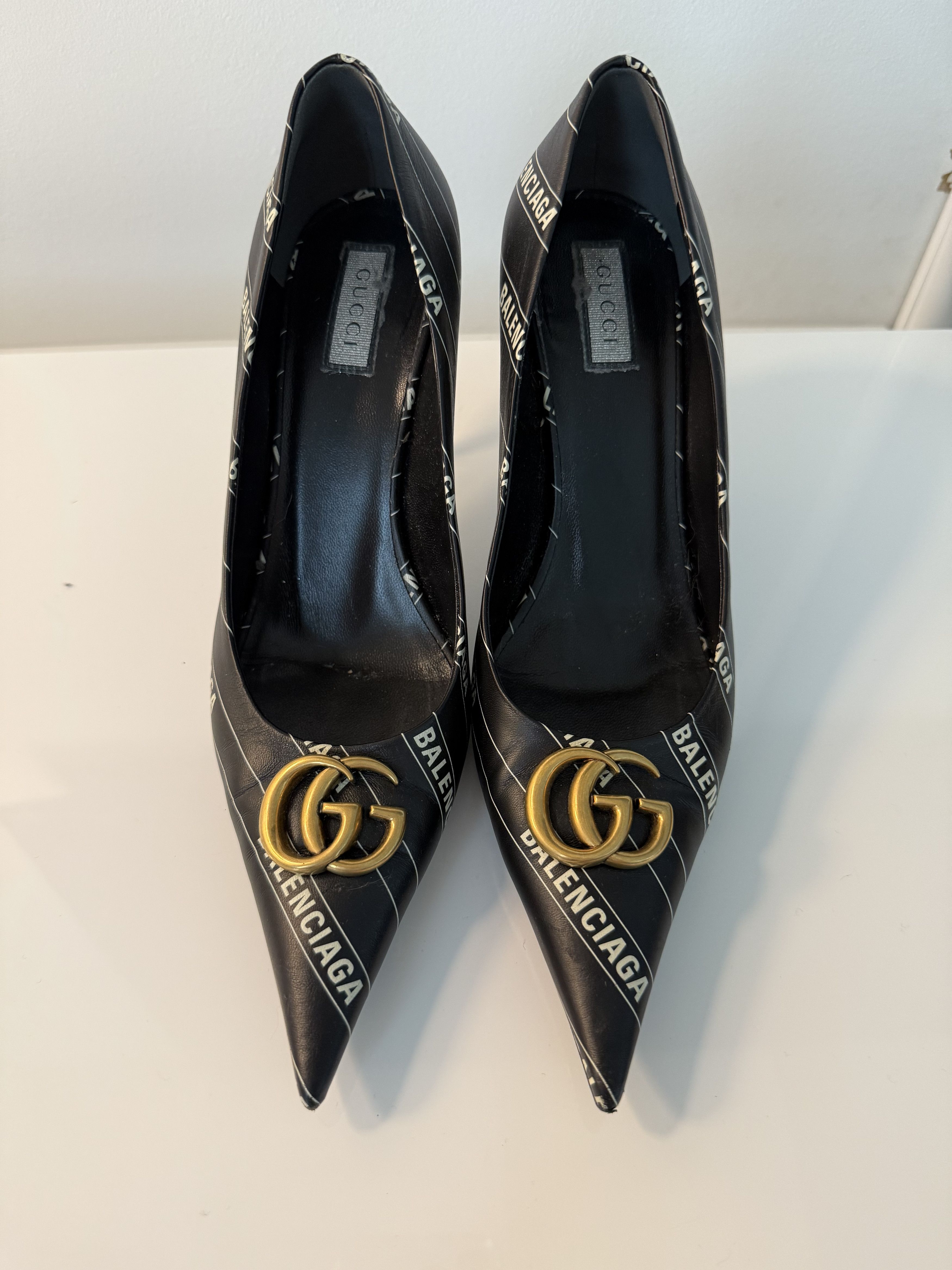 Gucci Gucci x Balenciaga Pointed Toe Heels Size US 8.5 / IT 38.5 - 1 Thumbnail
