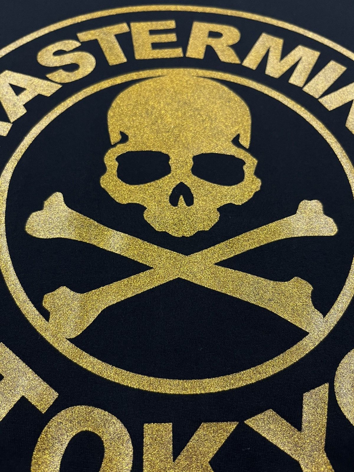 Japanese Brand BNWT Mastermind Japan “TOKYO” Glitter Skull Tee Size US S / EU 44-46 / 1 - 5 Thumbnail