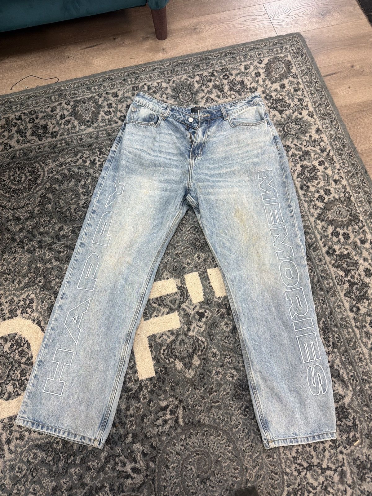 HMDD Hmdd og denim jeans blue Size US 34 / EU 50 - 1 Thumbnail